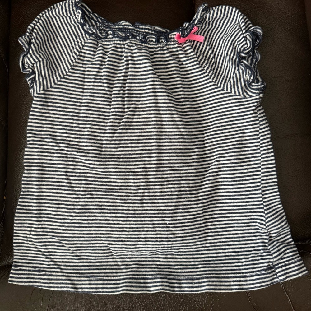 Carters Navy and White Striped Garment 18mo